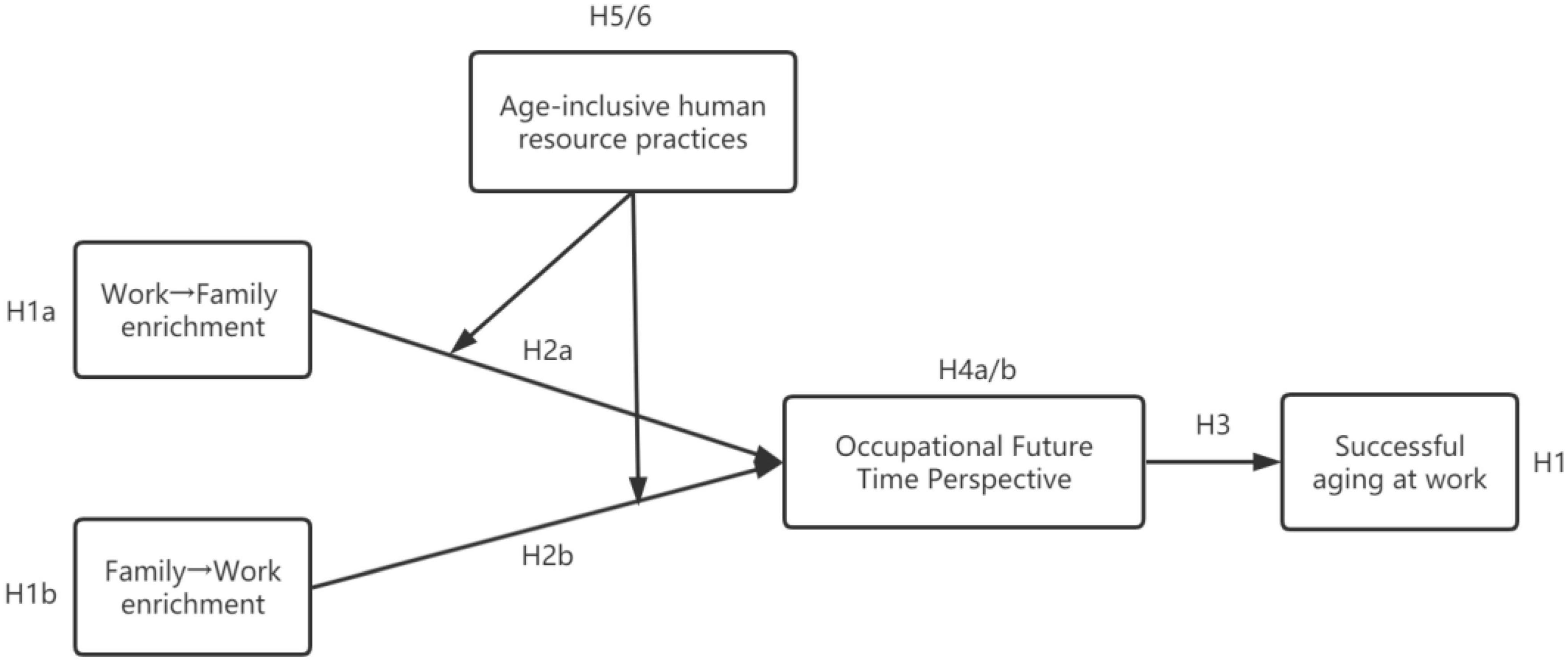 Work-family enrichment and successful aging at work: The China context